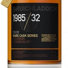 布赫拉迪1985/32年迷之荣耀单一麦芽苏格兰威士忌 Bruichladdich Rare Cask Series 1985/32 Hidden Glory Single Malt Scotch Whisky 700ml