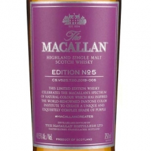 麦卡伦限量版单一麦芽苏格兰威士忌第五版 Macallan Edition No.5 Highland Single Malt Scotch Whisky 700ml