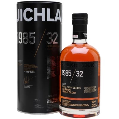 布赫拉迪1985/32年迷之荣耀单一麦芽苏格兰威士忌Bruichladdich Rare Cask Series 1985/32 Hidden Glory Single Malt Scotch Whisky 700ml