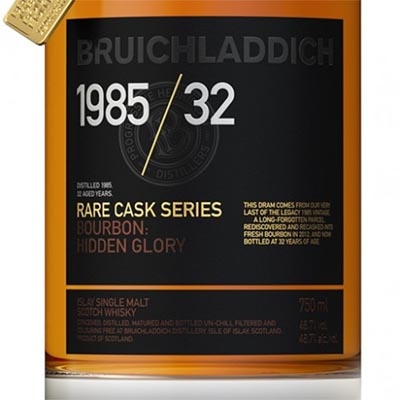 布赫拉迪1985/32年迷之荣耀单一麦芽苏格兰威士忌Bruichladdich Rare Cask Series 1985/32 Hidden Glory Single Malt Scotch Whisky 700ml