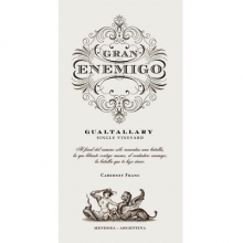 艾勒米格酒庄格兰艾勒米格单一园品丽珠干红葡萄酒 El Enemigo Gran Enemigo Gualtallary Single Vineyard Cabernet Franc 750ml