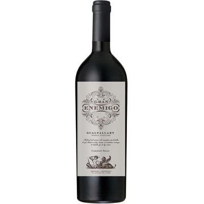 艾勒米格酒庄格兰艾勒米格单一园品丽珠干红葡萄酒 El Enemigo Gran Enemigo Gualtallary Single Vineyard Cabernet Franc 750ml