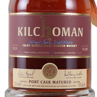 齐侯门波特桶单一麦芽苏格兰威士忌 Kilchoman Port Cask Matured Islay Single Malt Scotch Whisky 700ml
