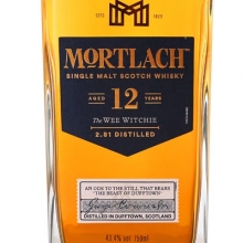 慕赫12年单一麦芽苏格兰威士忌 Mortlach 12 Year Old The Wee Witchie Single Malt Scotch Whisky 750ml