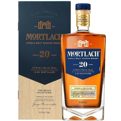 慕赫20年单一麦芽苏格兰威士忌 Mortlach 20 Year Old Cowie's Blue Seal Single Malt Scotch Whisky 750ml