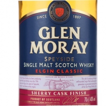 格兰莫雷雪莉桶单一麦芽苏格兰威士忌 Glen Moray Sherry Cask Finish Speyside Single Malt Scotch Whisky 700ml