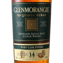 格兰杰14年波特桶单一麦芽苏格兰威士忌 Glenmorangie The Quinta Ruban 14 Year Old Port Cask Finish Highland Single Malt Scotch Whisky 700ml