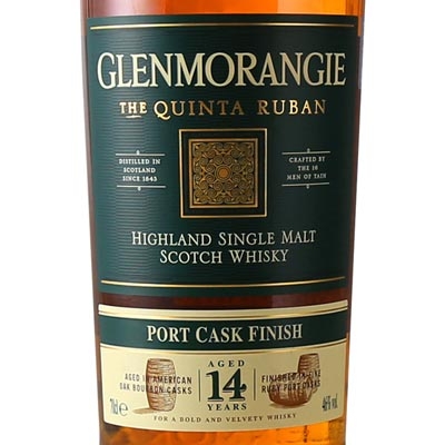 格兰杰14年波特桶窖藏单一麦芽苏格兰威士忌 Glenmorangie The Quinta Ruban 14 Year Old Port Cask Finish Highland Single Malt Scotch Whisky 700ml