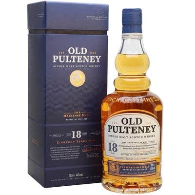 富特尼18年单一麦芽苏格兰威士忌 Old Pulteney 18 Year Old Single Malt Scotch Whisky 700ml