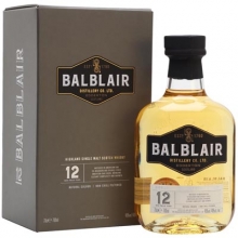 巴布莱尔12年单一麦芽苏格兰威士忌 Balblair 12 Year Old Highland Single Malt Scotch Whisky 700ml