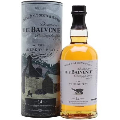 百富故事系列14年单一麦芽苏格兰威士忌 The Balvenie 14 Year Old The Week of Peat Single Malt Scotch Whisky 700ml