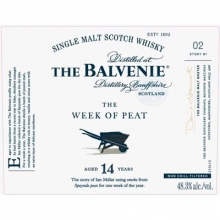 百富故事系列14年单一麦芽苏格兰威士忌 The Balvenie 14 Year Old The Week of Peat Single Malt Scotch Whisky 700ml