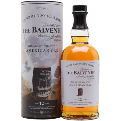 百富故事系列12年单一麦芽苏格兰威士忌 The Balvenie 12 Year Old The Sweet Toast of American Oak Single Malt Scotch Whisky 700ml
