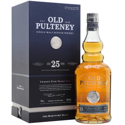 富特尼25年单一麦芽苏格兰威士忌 Old Pulteney 25 Year Old Single Malt Scotch Whisky 700ml