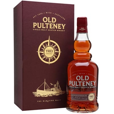富特尼1983年单一麦芽苏格兰威士忌 Old Pulteney 1983 Vintage Highland Single Malt Scotch Whisky 700ml