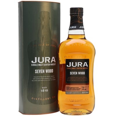 朱拉小岛七分木单一麦芽苏格兰威士忌 Jura Seven Wood Single Malt Scotch Whisky 700ml