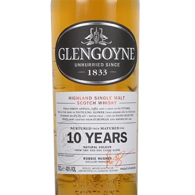 格兰哥尼10年雪莉桶单一麦芽苏格兰威士忌 Glengoyne Aged 10 Years Highland Single Malt Scotch Whisky 700ml