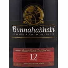 布纳哈本12年单一麦芽苏格兰威士忌 Bunnahabhain 12YO Islay Single Malt Scotch Whisky 700ml