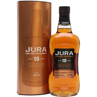 朱拉小岛10年单一麦芽苏格兰威士忌 Isle of Jura Aged 10 Years Single Malt Scotch Whisky 700ml