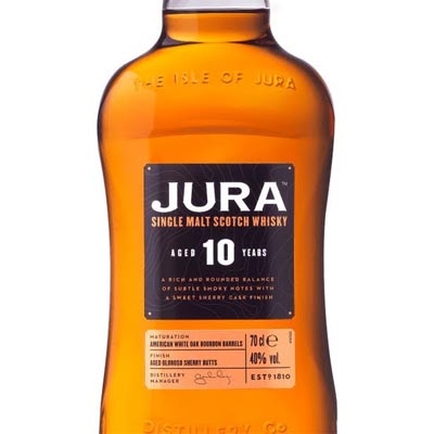 朱拉小岛10年单一麦芽苏格兰威士忌 Isle of Jura Aged 10 Years Single Malt Scotch Whisky 700ml