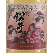 松井樱花桶单一麦芽日本威士忌 Matsui Sakura Cask Single Malt Japanese Whisky 700ml