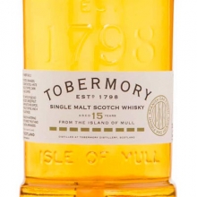 托本莫瑞15年西班牙橡木桶单一麦芽苏格兰威士忌 Tobermory Aged 15 Years Spanish Oak Cask Finish Single Malt Whisky 700ml