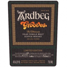 阿贝深痕2018年限量版单一麦芽苏格兰威士忌 Ardbeg Grooves Limited Edition 2018 Islay Single Malt Scotch Whisky 700ml