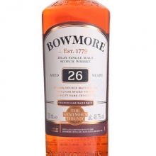 波摩酒庄三部曲第二部26年葡萄酒桶单一麦芽苏格兰威士忌 Bowmore 26 Year Old Wine Cask The Vintner