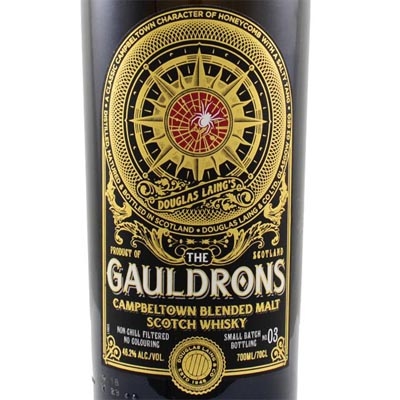 风暴湾坎贝尔镇混合麦芽苏格兰威士忌 Gauldrons Campbeltown Blended Malt Scotch Whisky 700ml