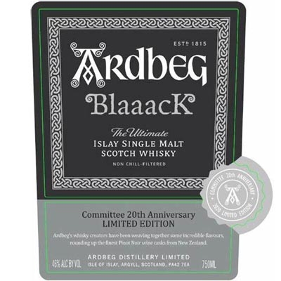 阿德贝哥黑羊2020年限量版单一麦芽苏格兰威士忌 Ardbeg Blaaack Limited Edition 2020 Islay Single Malt Scotch Whisky 700ml