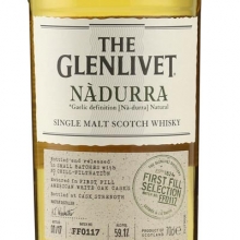 格兰威特纳朵拉初填白橡木桶单一麦芽苏格兰威士忌 Glenlivet Nadurra First Fill American White Oak Casks Single Malt Scotch Whisky 1000ml