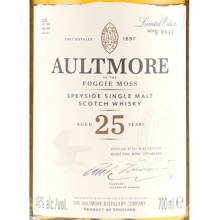 欧摩25年单一麦芽苏格兰威士忌 Aultmore 25 Year Old Speyside Single Malt Scotch Whisky 700ml