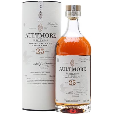 欧摩25年单一麦芽苏格兰威士忌 Aultmore 25 Year Old Speyside Single Malt Scotch Whisky 700ml