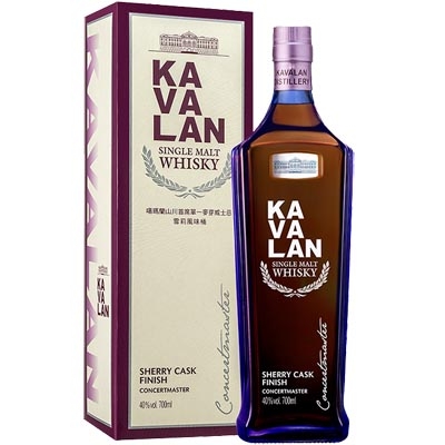 噶玛兰山川雪莉风味桶单一麦芽威士忌 Kavalan Concertmaster Sherry Cask Finish Single Malt Whisky 700ml