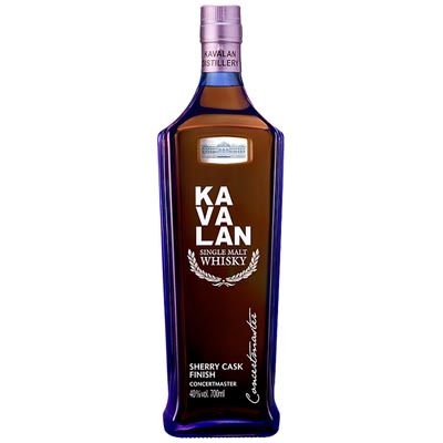 噶玛兰山川首席雪莉风味桶单一麦芽威士忌 Kavalan Concertmaster Sherry Cask Finish Single Malt Whisky 700ml