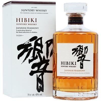 三得利响和风醇韵日本调和威士忌 Suntory Hibiki Japanese Harmony Blended Whisky 700ml（无盒）