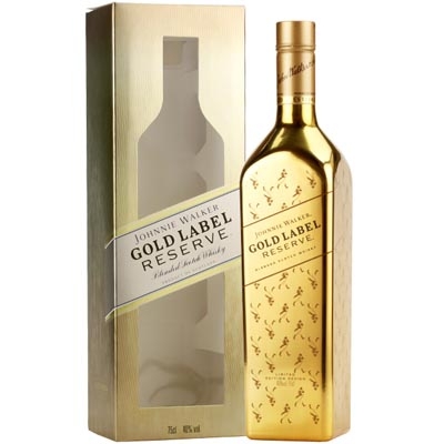 尊尼获加金牌调和苏格兰威士忌 Johnnie Walker Gold Label Reserve Blended Scotch Whisky 750ml