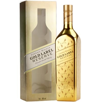 尊尼获加金牌调和苏格兰威士忌 Johnnie Walker Gold Label Reserve Blended Scotch Whisky 750ml