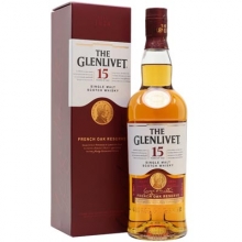 格兰威特15年单一麦芽苏格兰威士忌 Glenlivet 15 Years of Age Single Malt Scotch Whisky 700ml