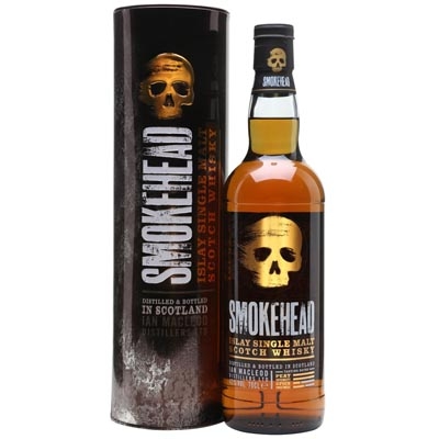 苏摩克艾雷岛单一麦芽苏格兰威士忌 Smokehead Islay Single Malt Scotch Whisky 700ml（新旧包装随机发货）