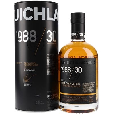 布赫拉迪1988/30年如意单一麦芽苏格兰威士忌 Bruichladdich Rare Cask Series 1988/30 The Untouchable Single Malt Scotch Whisky 700ml