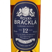 皇家布莱克拉12年单一麦芽苏格兰威士忌 Royal Brackla 12 Year Old Highland Single Malt Scotch Whisky 700ml