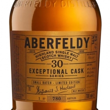 艾柏迪典藏系列30年限量版单一麦芽苏格兰威士忌 Aberfeldy Exceptional Cask Aged 30 Years Single Highland Malt Scotch Whisky 700ml