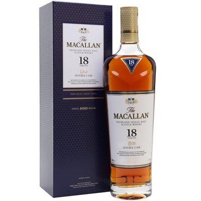 麦卡伦18年双桶单一麦芽苏格兰威士忌 Macallan 18 Year Old Double Cask Highland Single Malt Scotch Whisky 700ml