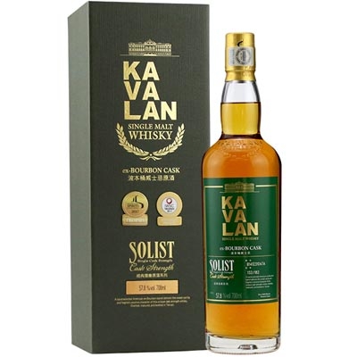 噶玛兰经典独奏波本桶原酒单一麦芽威士忌 Kavalan Solist ex-Bourbon Cask Strength Single Malt Whisky 700ml