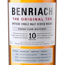 本利亚克10年经典单一麦芽威士忌 Benriach The Original Ten 10 Year Old Speyside Single Malt Scotch Whisky 700ml