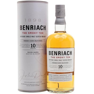 本利亚克10年烟熏单一麦芽苏格兰威士忌 Benriach The Smoky Ten 10 Year Old Speyside Single Malt Scotch Whisky 700ml