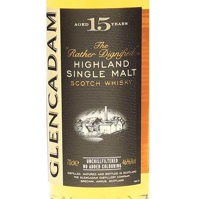 格兰卡登15年单一麦芽苏格兰威士忌 Glencadam Aged 15 Years Highland Single Malt Scotch Whisky 700ml
