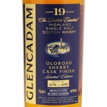 格兰卡登19年欧罗洛索雪莉桶单一麦芽苏格兰威士忌 Glencadam 19 Year Old Oloroso Sherry Cask Finish Highland Single Malt Scotch Whisky 700ml