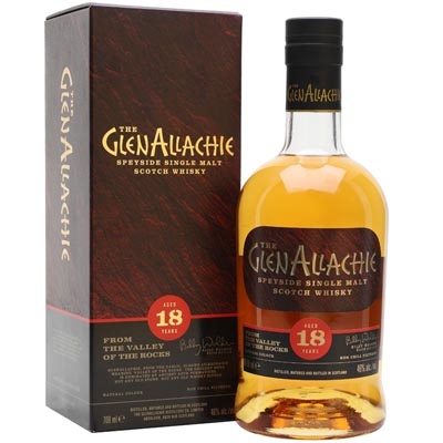 格兰纳里奇18年单一麦芽苏格兰威士忌 GlenAllachie Aged 18 Yeas Single Malt Scotch Whisky 700ml